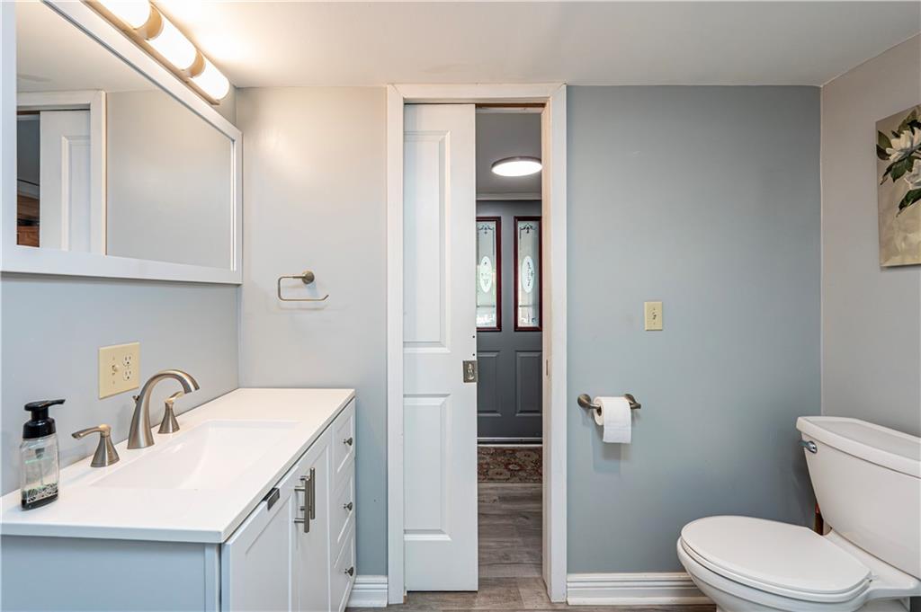 4 Miller Street Latrobe, PA 15650 - Photo 26 of 39 a bathroom with a toilet sink and mirror