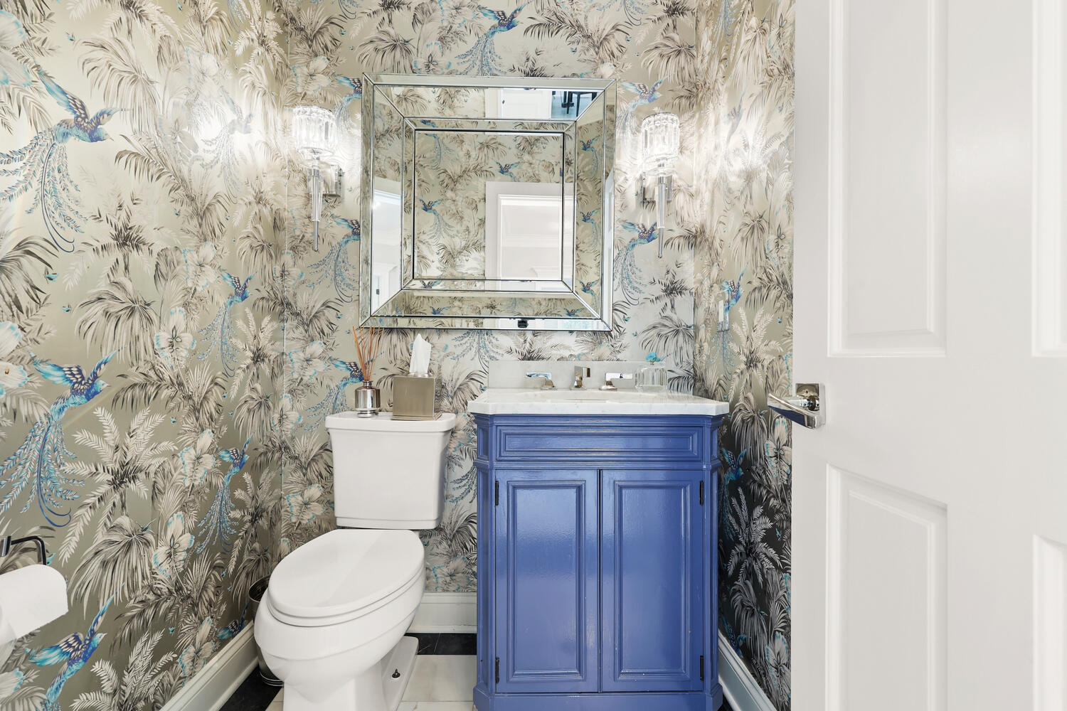 35 Logan Road New Canaan, CT 06840 - Photo 17 of 73 a bathroom with a sink and a toilet