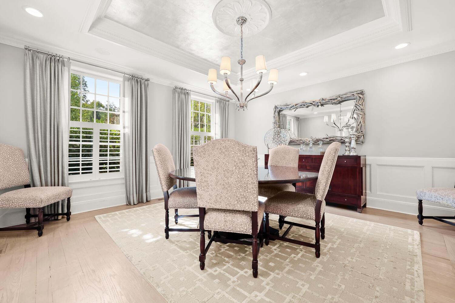 35 Logan Road New Canaan, CT 06840 - Photo 6 of 73 a view of a dining room with furniture window and outside view