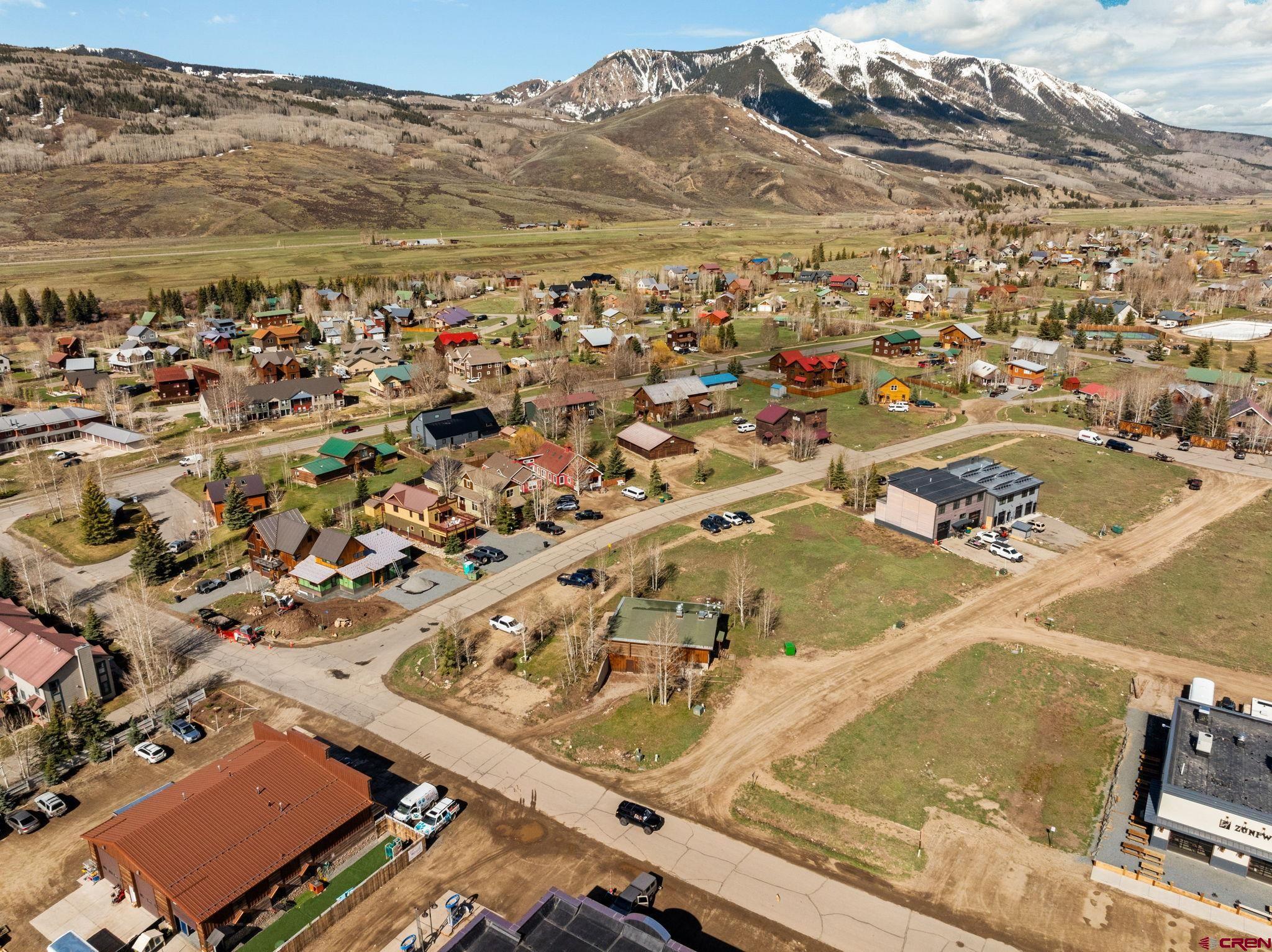 207 Elcho Avenue, Unit 14 Crested Butte, CO 81224 - Photo 6 of 34 an aerial view of residential houses with outdoor space