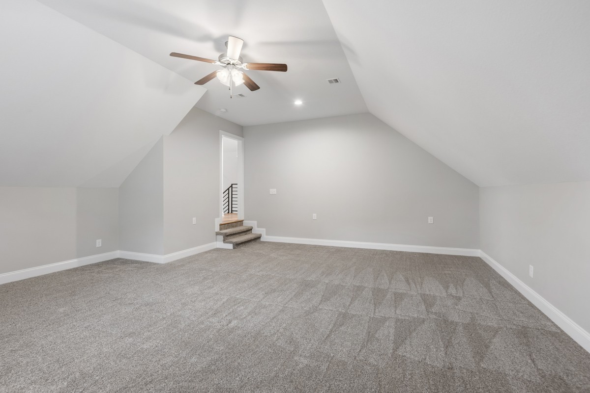 488 Sheas Way Clarksville, TN 37043 - Photo 27 of 39 wooden floor in an empty room with a chandelier fan