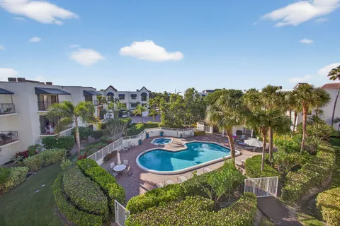 a terrace with outdoor seating