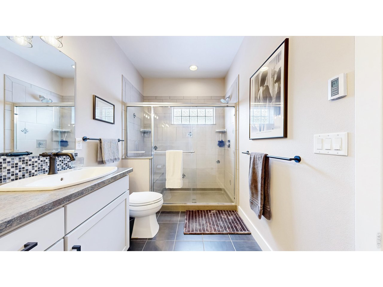 296 Elkridge Road Red Feather Lakes, CO 80545 - Photo 16 of 47 Large walk in shower and designer touches