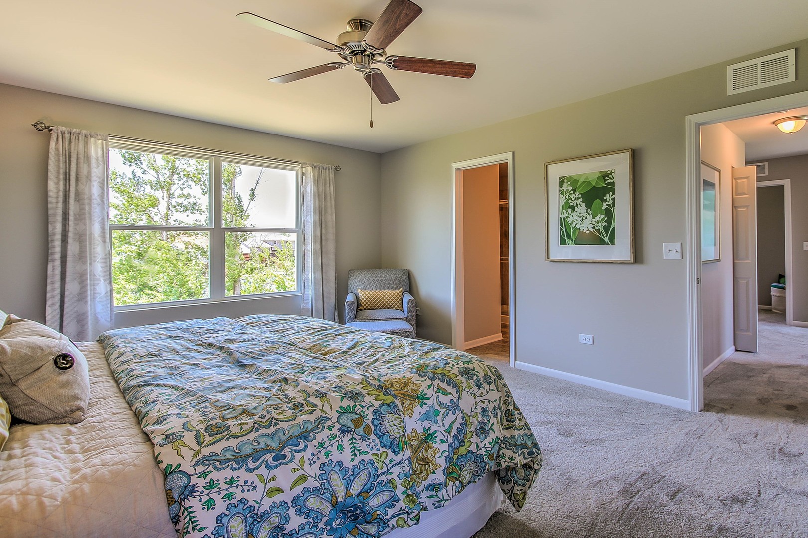 1030 Sharp Drive Plano, IL 60545 - Photo 28 of 36 a bedroom with a large bed and a window