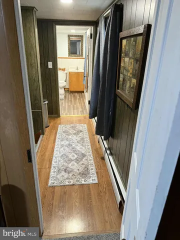 a view of a storage and utility room