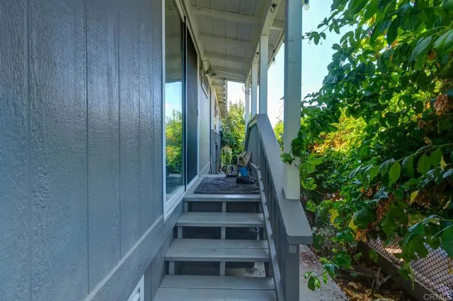 a view of a corridor