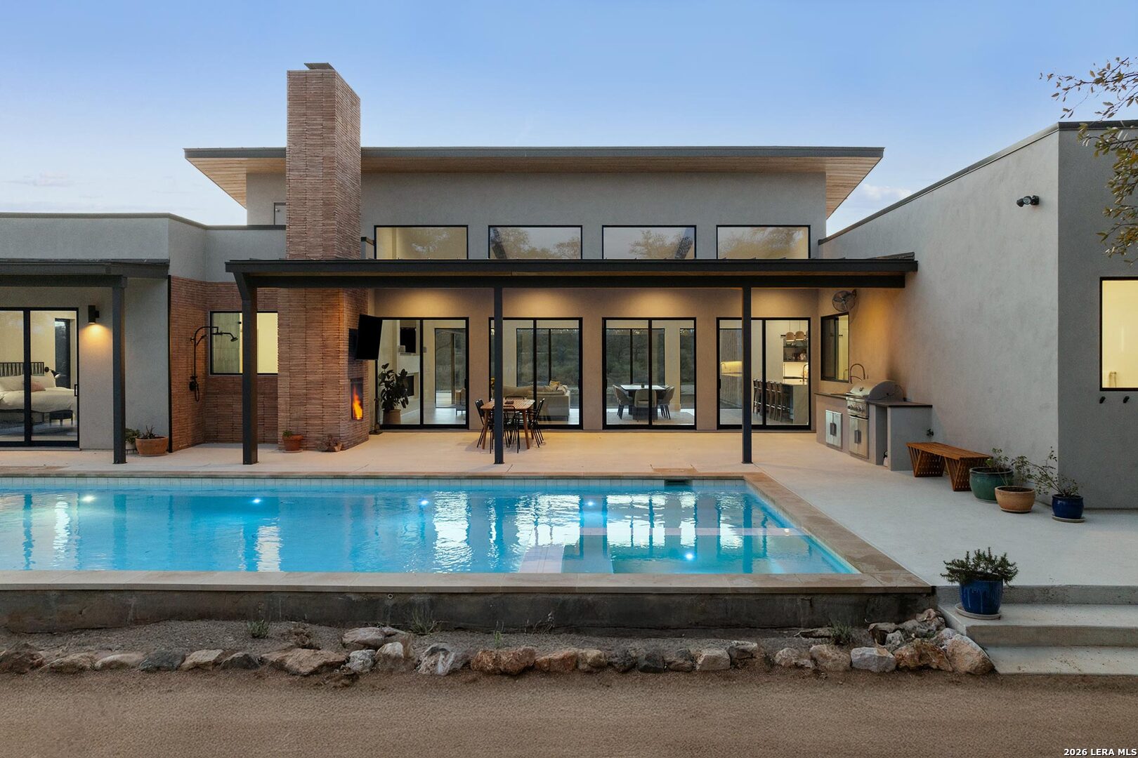 444-742 Klein Road Stonewall, TX 78671 - Photo 5 of 58 a living room with a lots of gym equipment