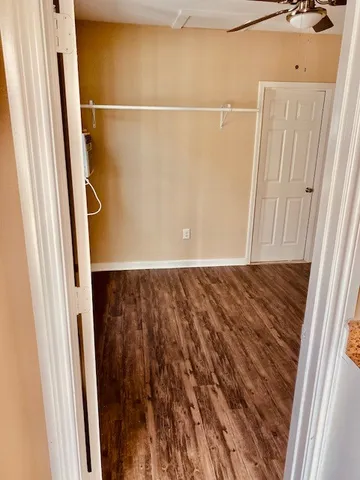 a view of walk in closet