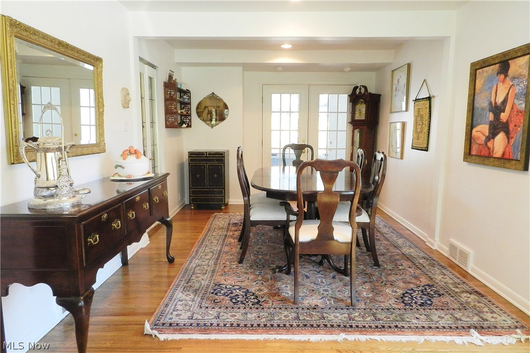 There's lots of room to seat  eight or more in the formal dining room.