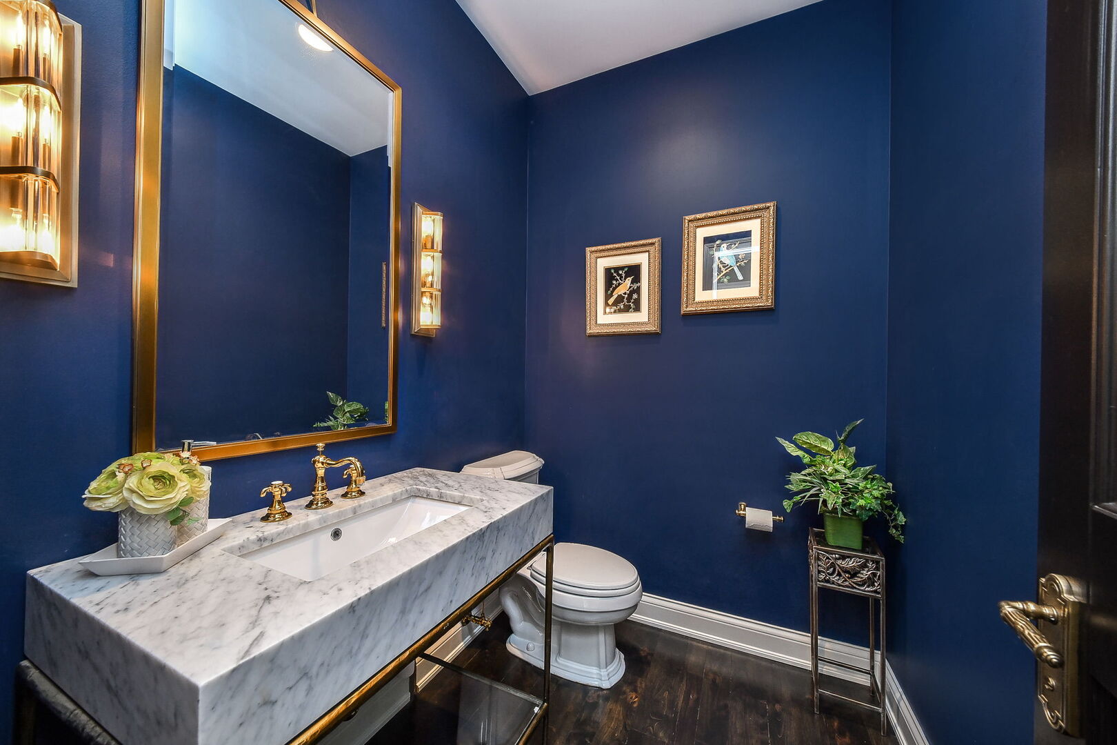 34W791 Army Trail Road Wayne, IL 60174 - Photo 23 of 65 a bathroom with a sink mirror and toilet