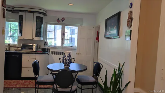 a room with furniture