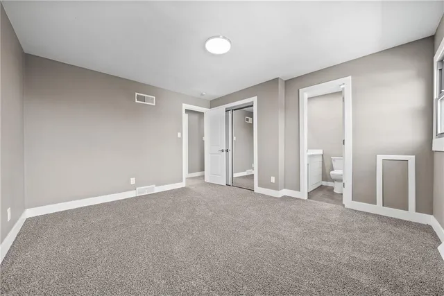 a view of empty room