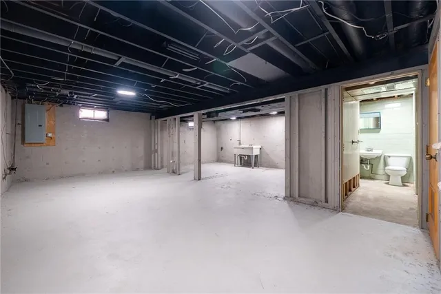 a view of empty room