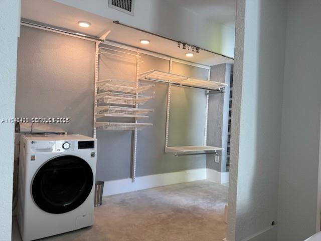 150 Southwest 10th Street, Unit 7 Miami, FL 33130 - Photo 8 of 15 a view of livingroom with washer and dryer