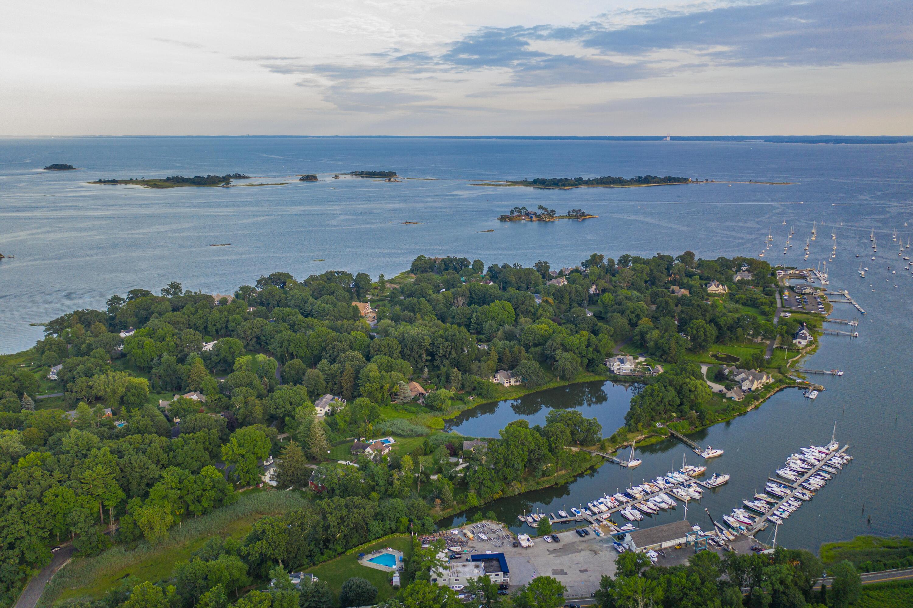 3 Hilltop Road, Unit 1 Norwalk, CT 06854 - Photo 5 of 11 an aerial view of beach and yard