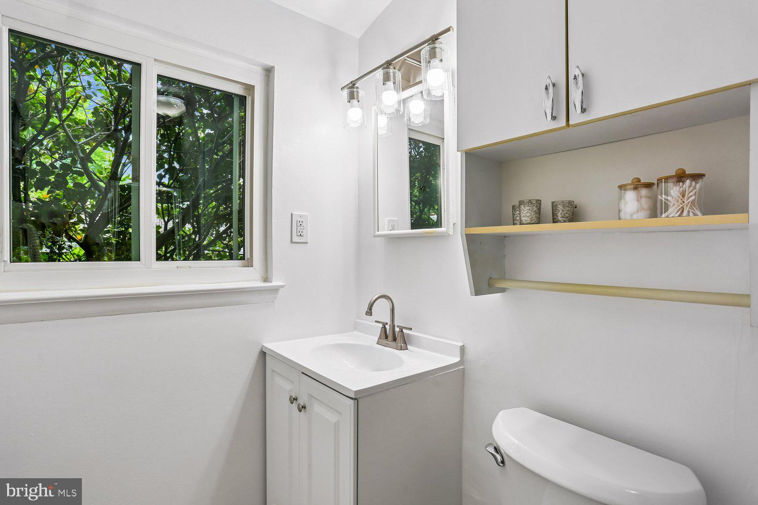 907 Hoyt Street Silver Spring, MD 20902 - Photo 30 of 69 a bathroom with a sink a toilet and a window
