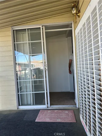 a view of front door