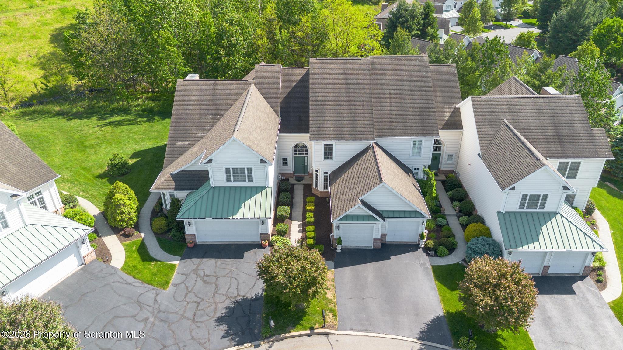 1502 Verne Cl Moosic, PA 18507 - Photo 41 of 46 an aerial view of a house with a yard