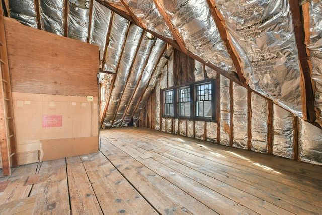 a view of wooden balcony