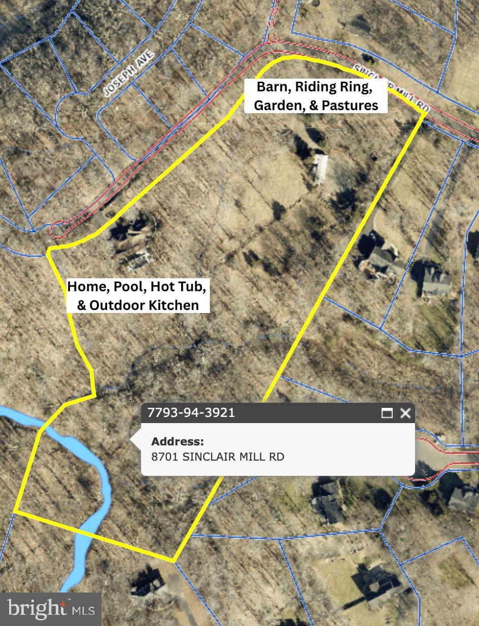 8701 Sinclair Mill Road Manassas, VA 20112 - Photo 4 of 132 GIS Plat of the property