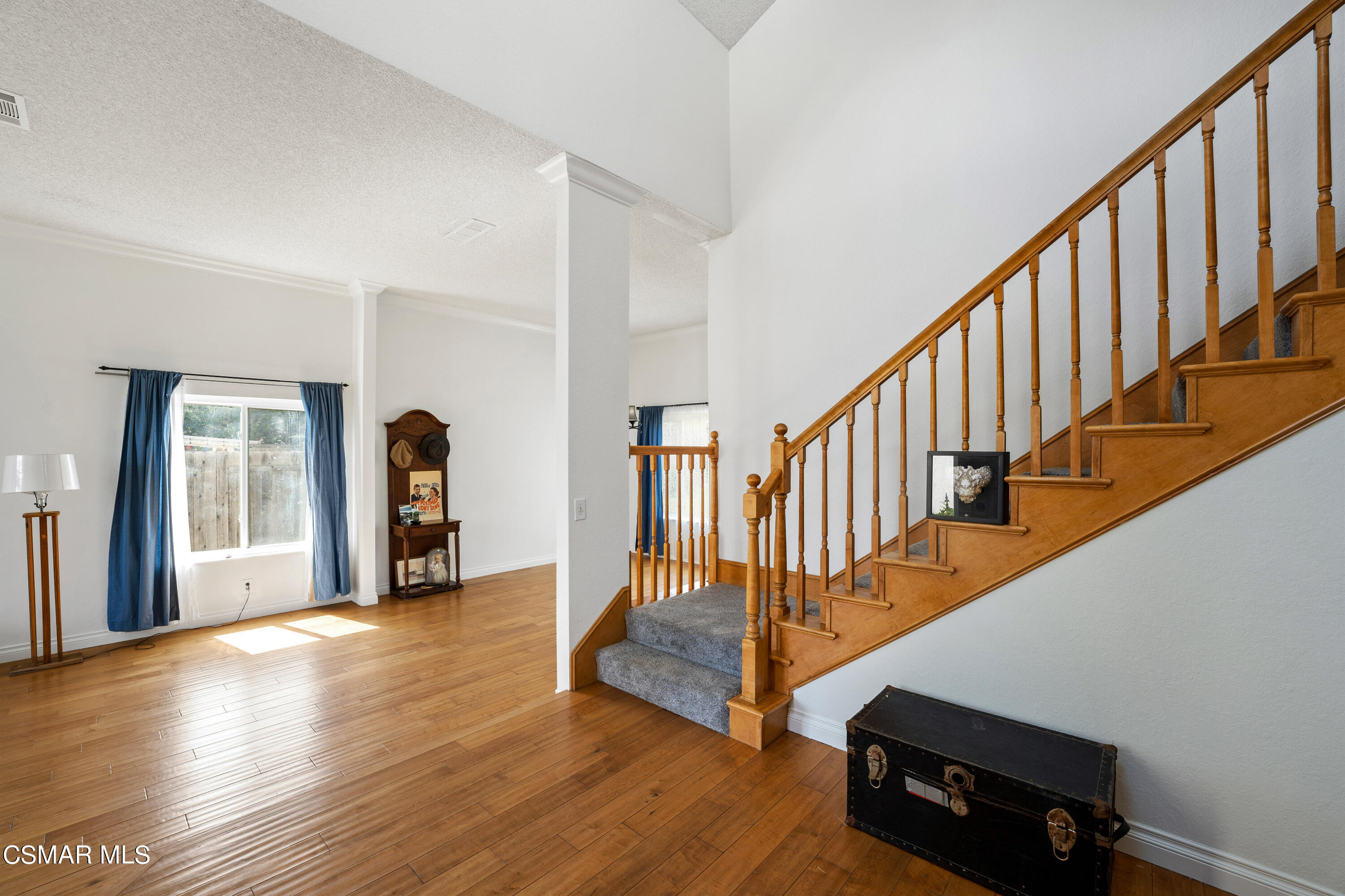 2835 Corte Caballos Camarillo, CA 93010 - Photo 3 of 35 a view of entryway with wooden floor and stairs