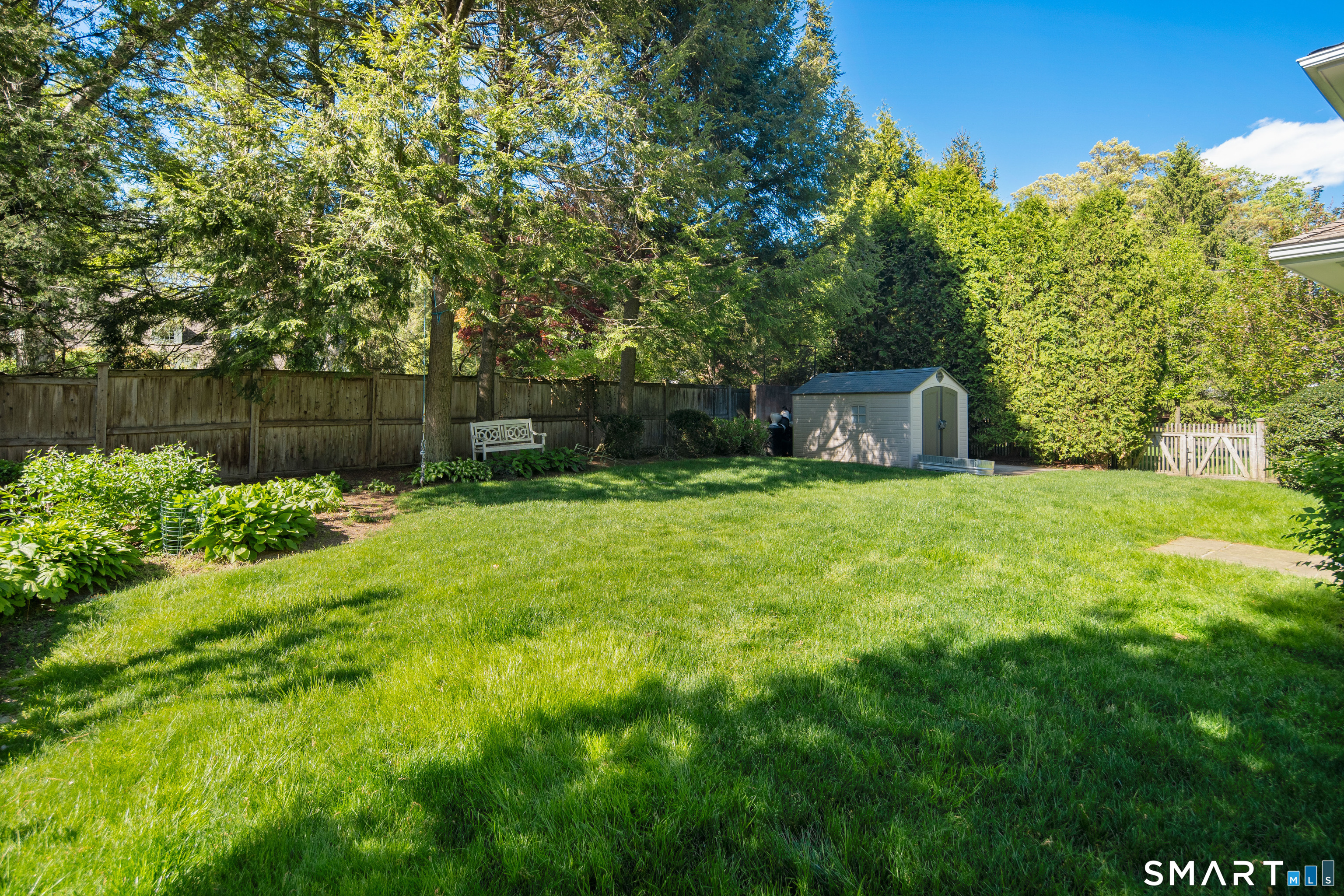 11 McLaren Road South Darien, CT 06820 - Photo 19 of 40 a view of a backyard