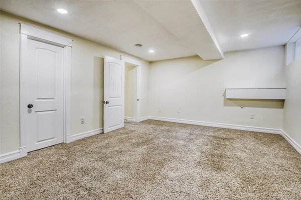 a view of an empty room