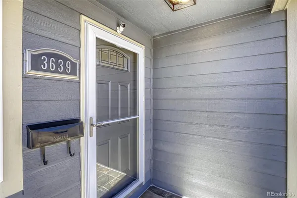 a view of front door