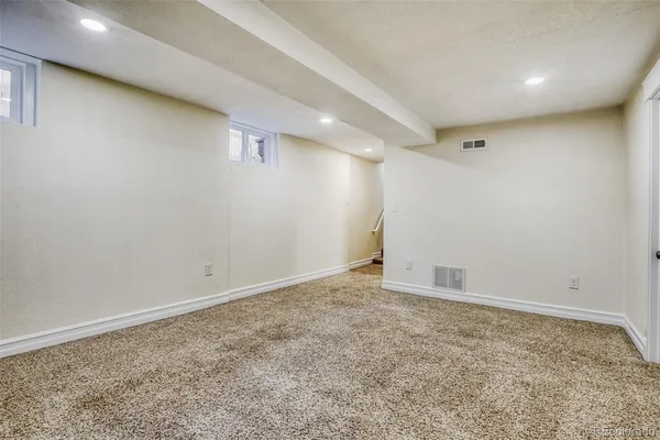 a view of an empty room