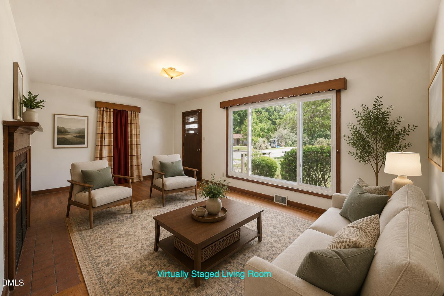 1315 Alpha Road Henderson, NC 27536 - Photo 11 of 26 Virtual Staged Living Room 2