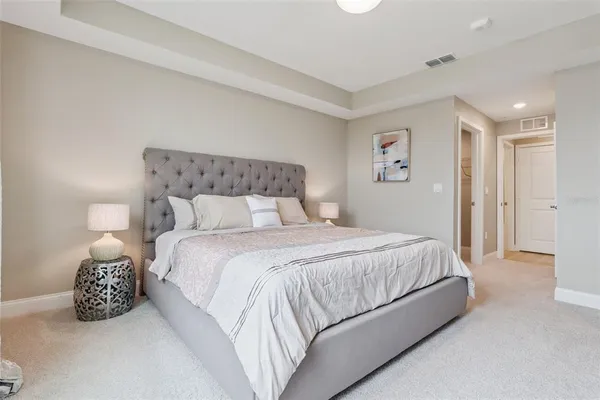 a view of a city with tall buildings