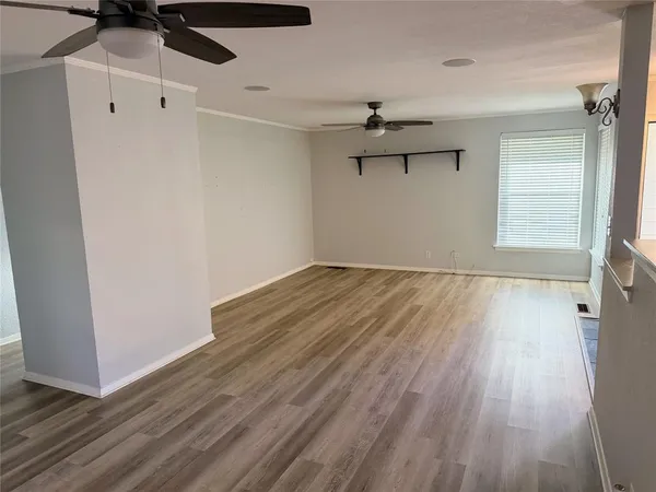 wooden floor in an empty room