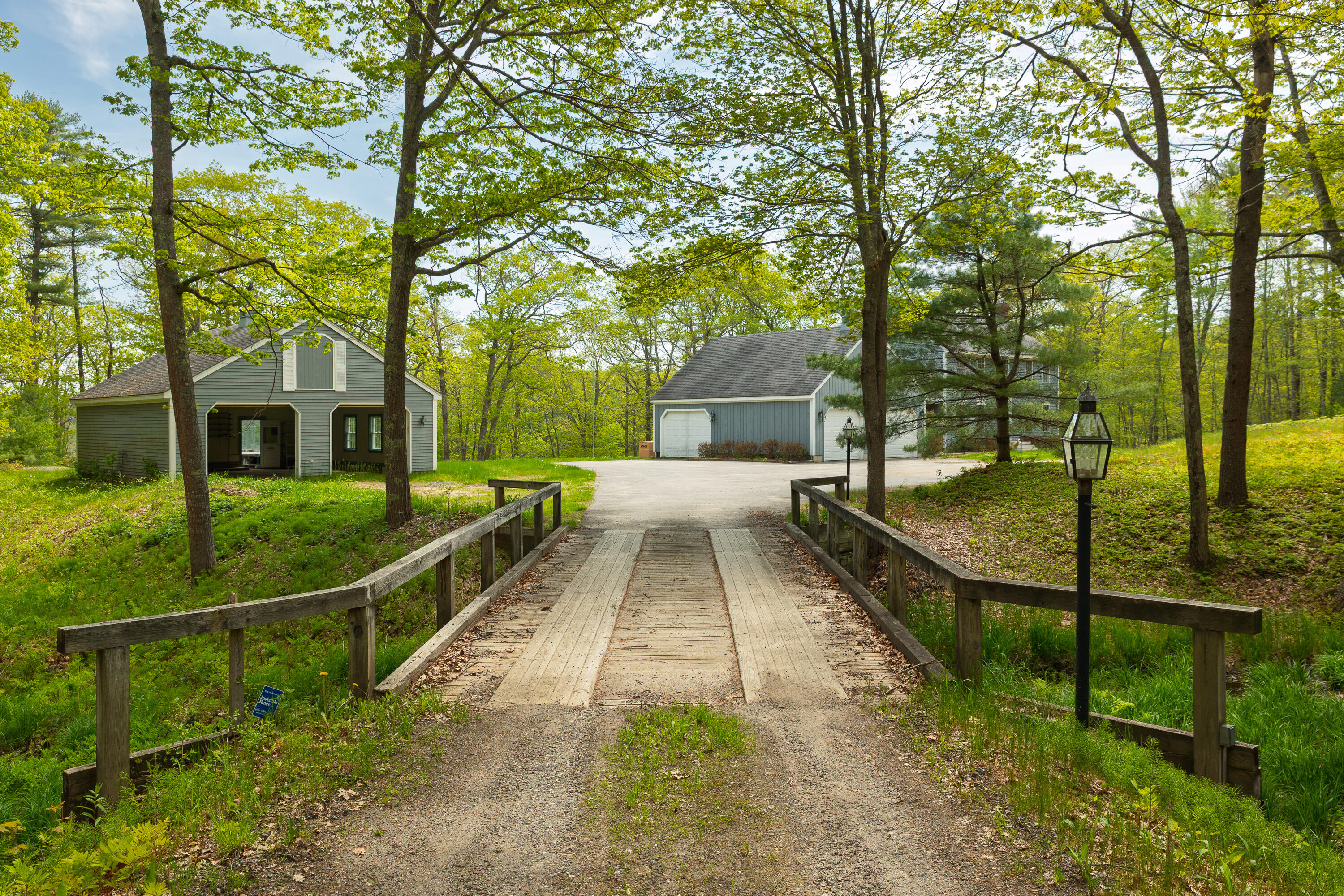 213 Fiddlers Reach Road Phippsburg, ME 04562 - Photo 4 of 45 Bridge crossing a beautiful brook