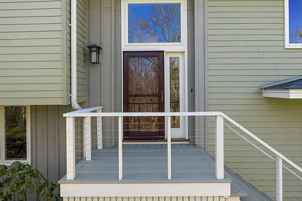 a view of balcony and deck