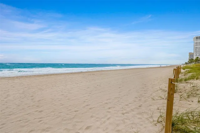 a view of beach and ocean