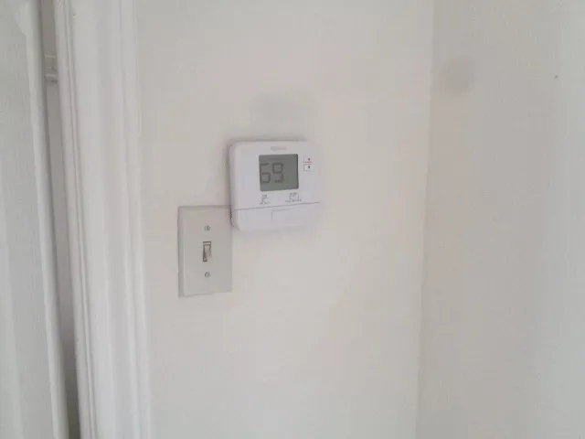 a view of a room with shelf