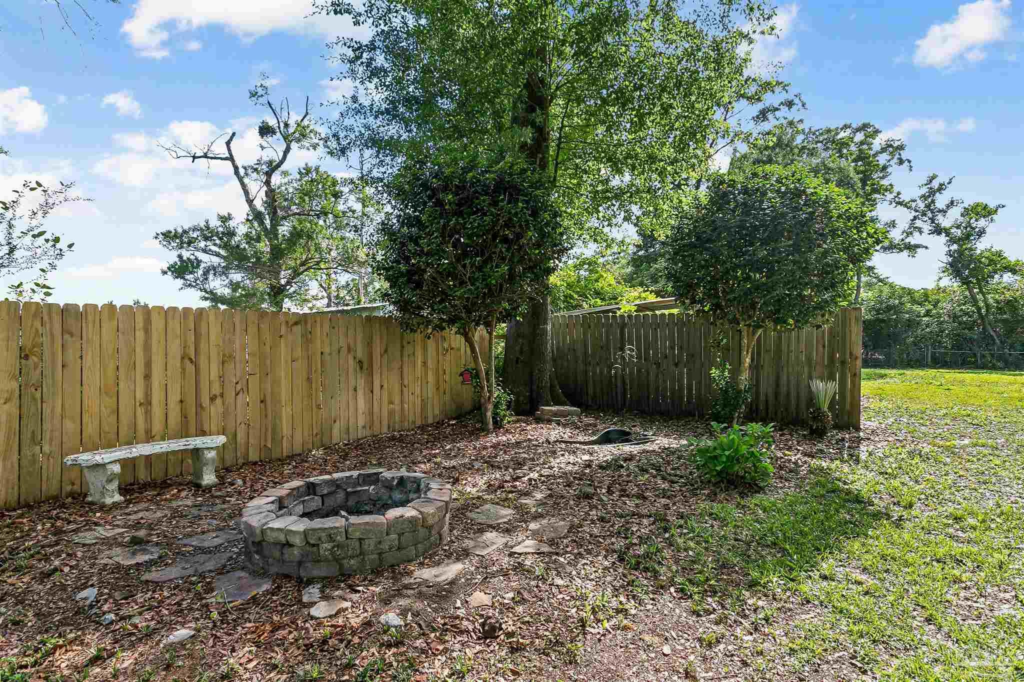 1095 River Annex Road Cantonment, FL 32533 - Photo 26 of 32 a backyard of a house with lots of green space