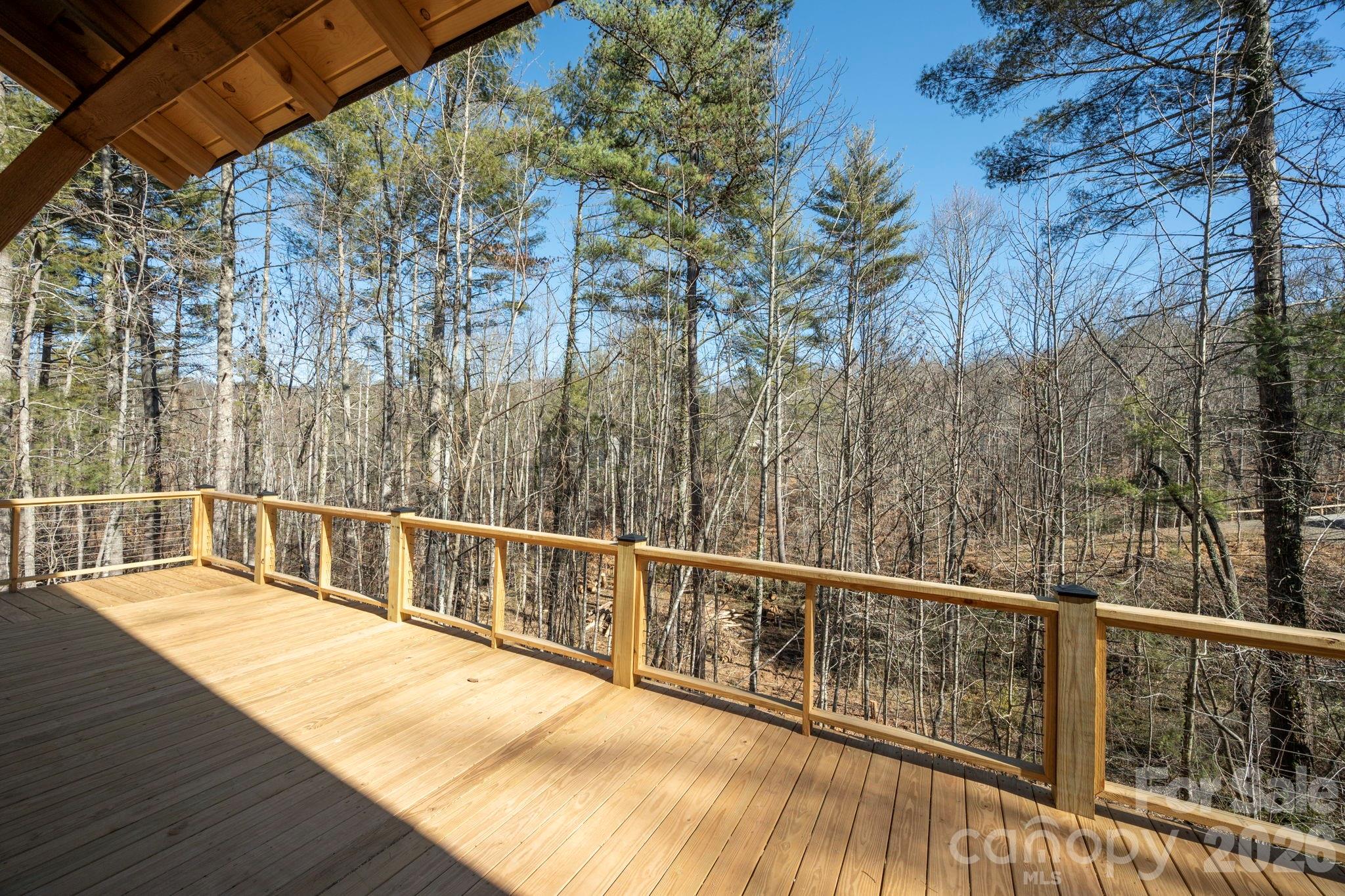 22 Deep Woods Road Weaverville, NC 28787 - Photo 32 of 37 a view of a balcony with mountain view