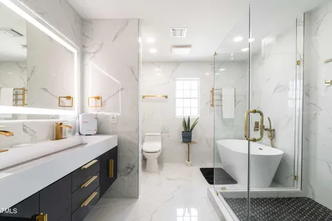 a living room with furniture and window