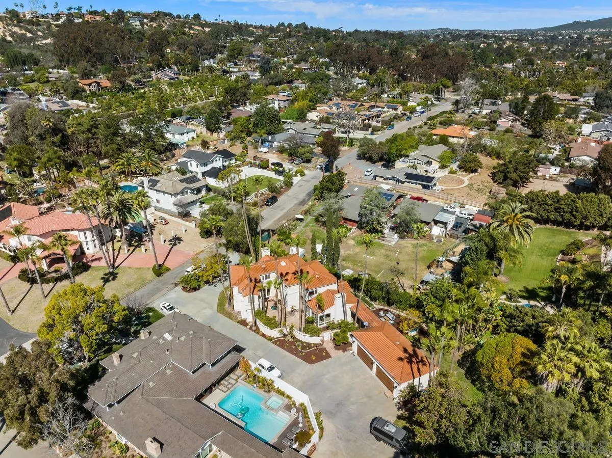 255 Cole Ranch Road Encinitas, CA 92024 - Photo 44 of 45 an aerial view of residential houses with outdoor space