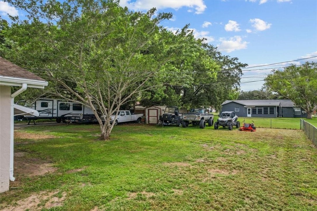 424 Wisconsin Avenue St. Cloud, FL 34769 - Photo 33 of 36 a front view of a house with a big yard