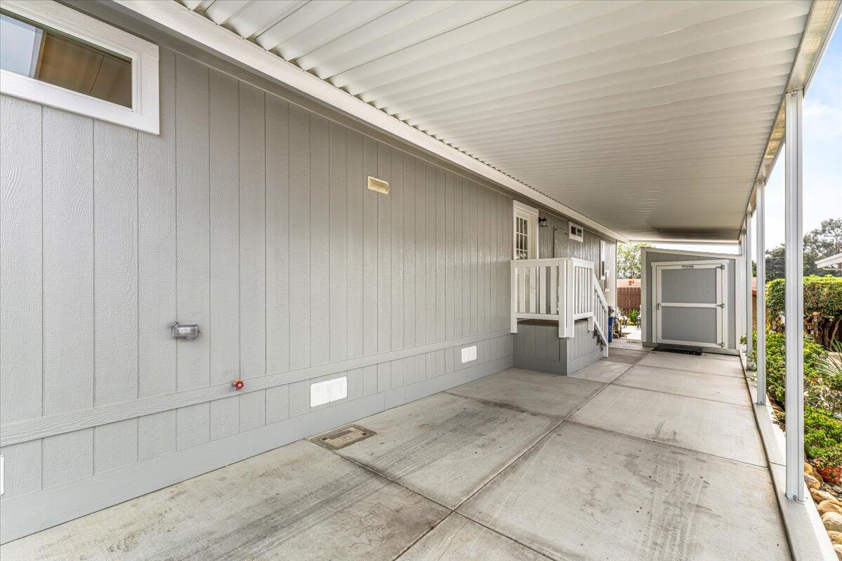 333 Old Mill Road, Unit SPC 157 Santa Barbara, CA 93110 - Photo 15 of 23 a view of a house with a patio