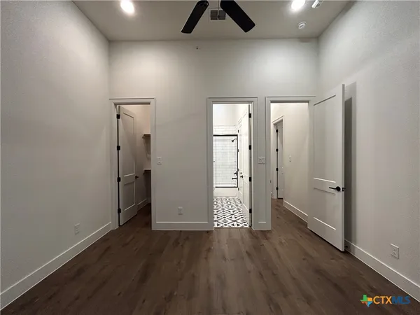 wooden floor in an empty room