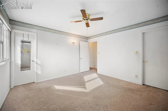 a view of an empty room