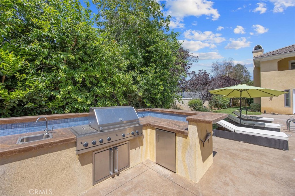 21120 Placerita Canyon Road Newhall, CA 91321 - Photo 51 of 53 Built in BBQ