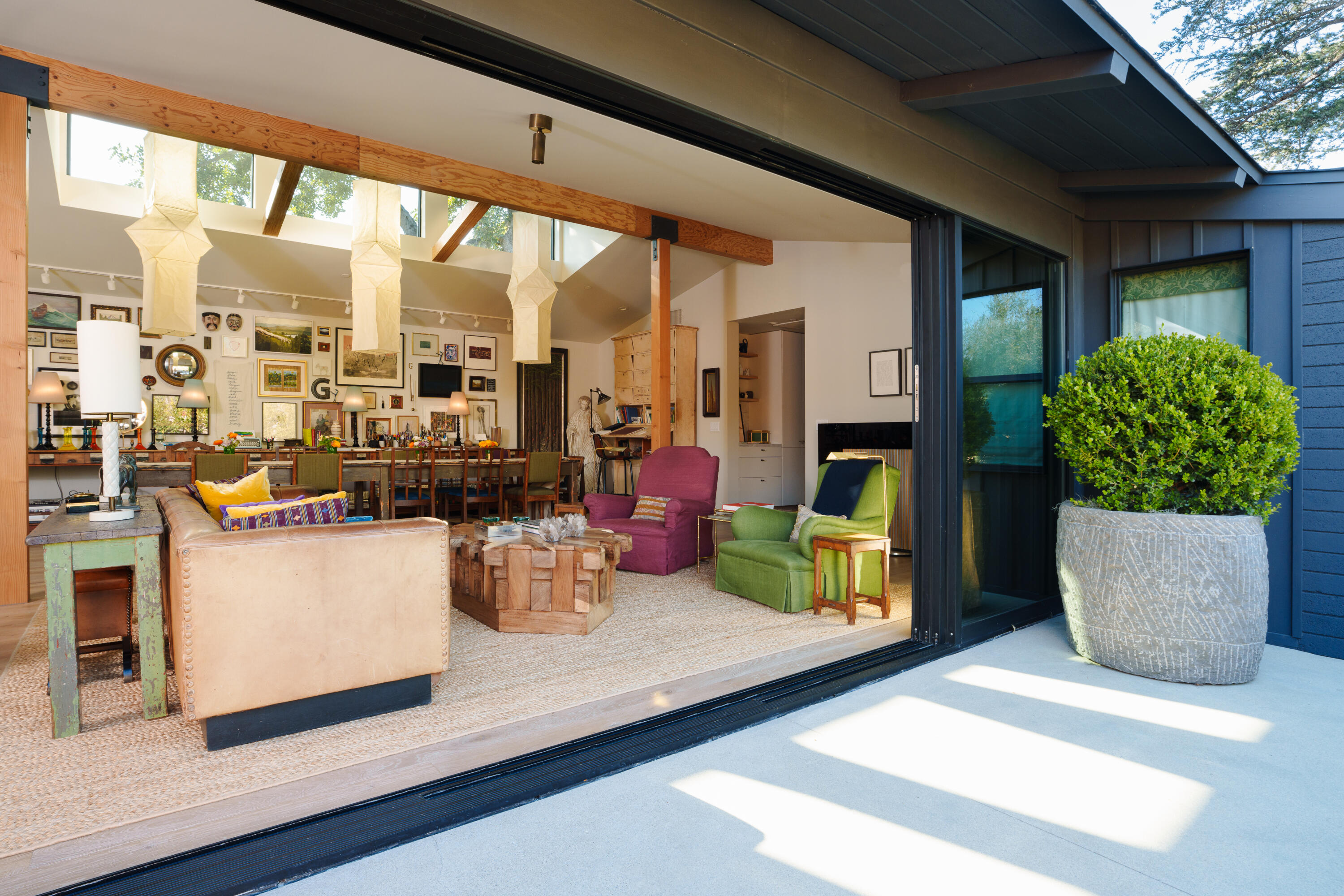 216 East Matilija Street Ojai, CA 93023 - Photo 4 of 22 a kitchen with a refrigerator and a stove