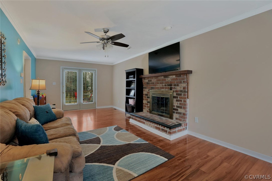 4106 Paces Ferry Road Chester, VA 23831 - Photo 11 of 23 a living room with furniture and a flat screen tv