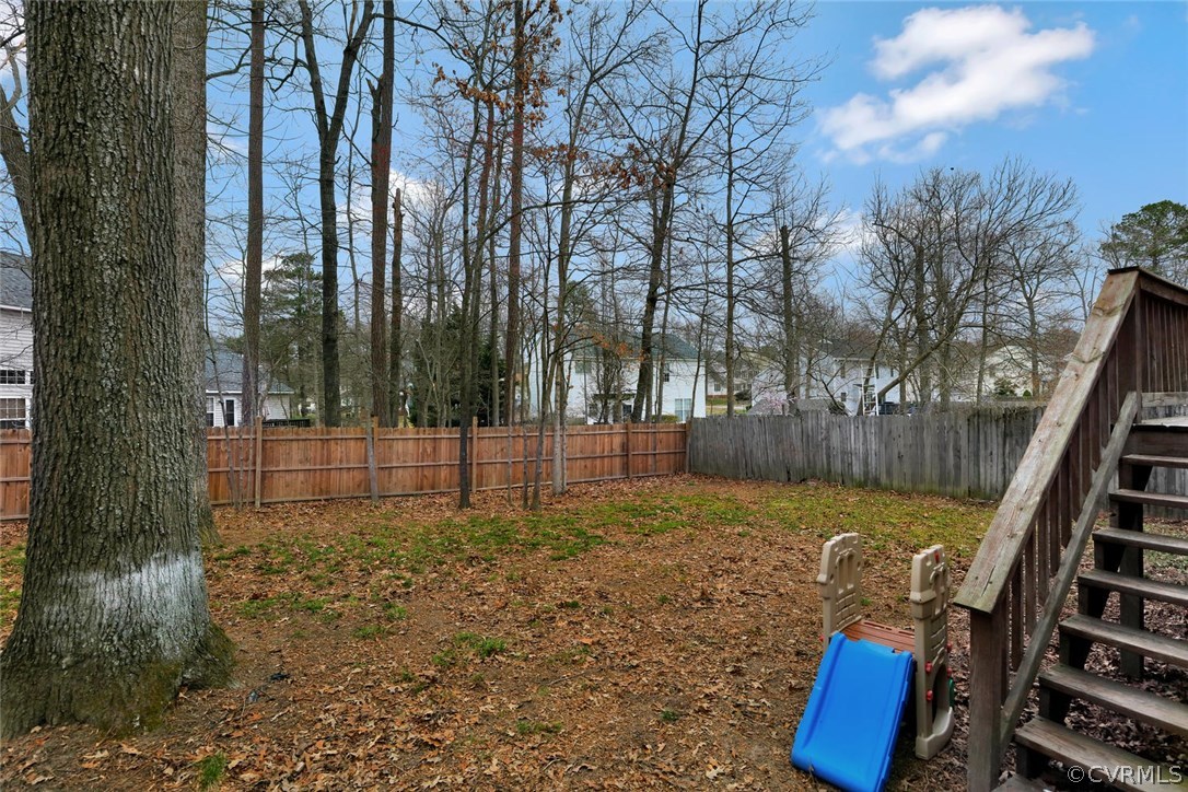 4106 Paces Ferry Road Chester, VA 23831 - Photo 21 of 23 a view of backyard with green space