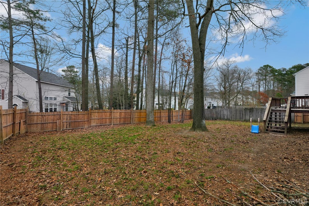 4106 Paces Ferry Road Chester, VA 23831 - Photo 23 of 23 a view of outdoor space with deck