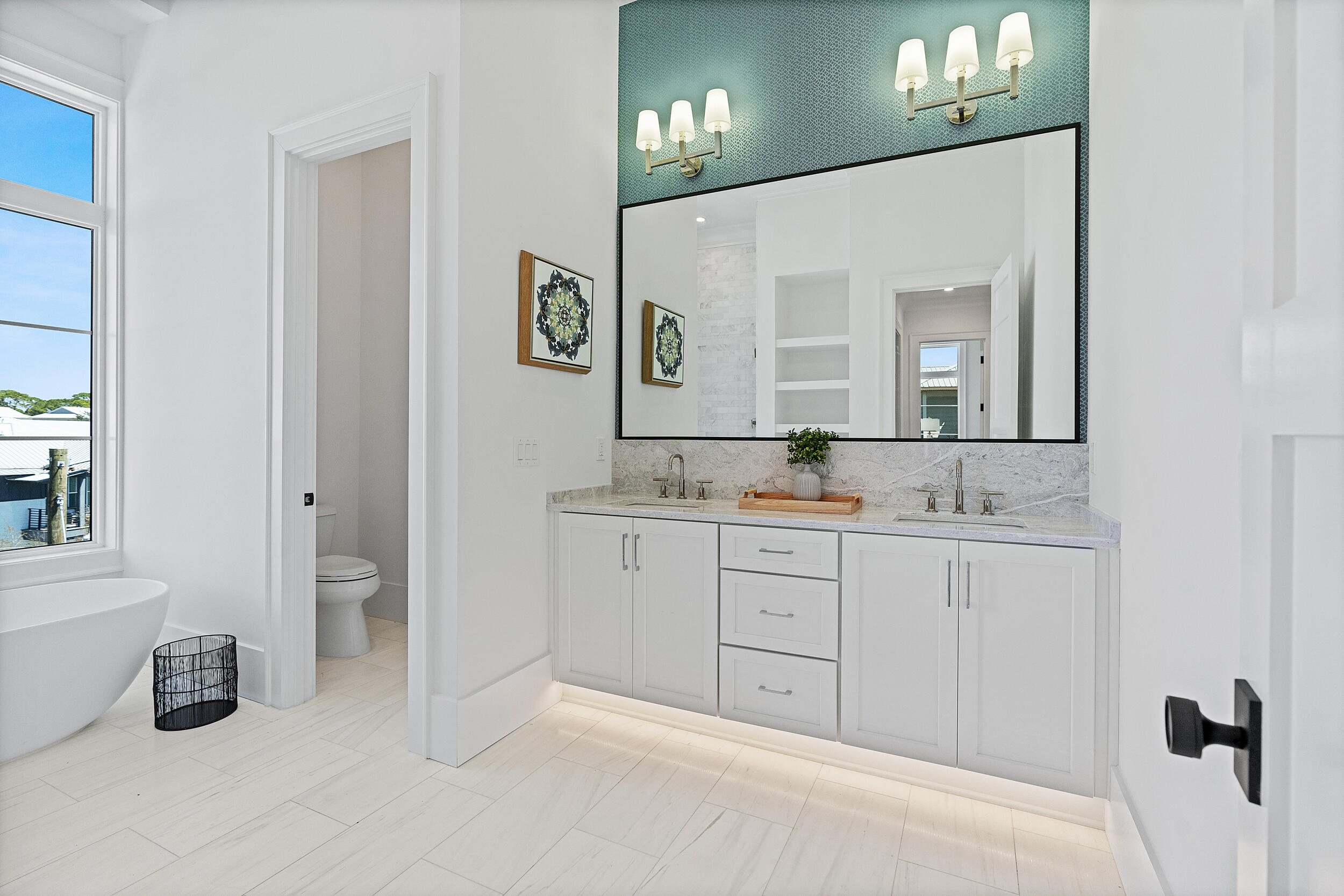 41 Baird Road Santa Rosa Beach, FL 32459 - Photo 33 of 68 Primary bath double sinks